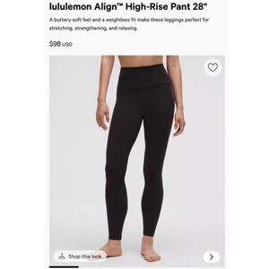 lululemon Align Leggings - Black